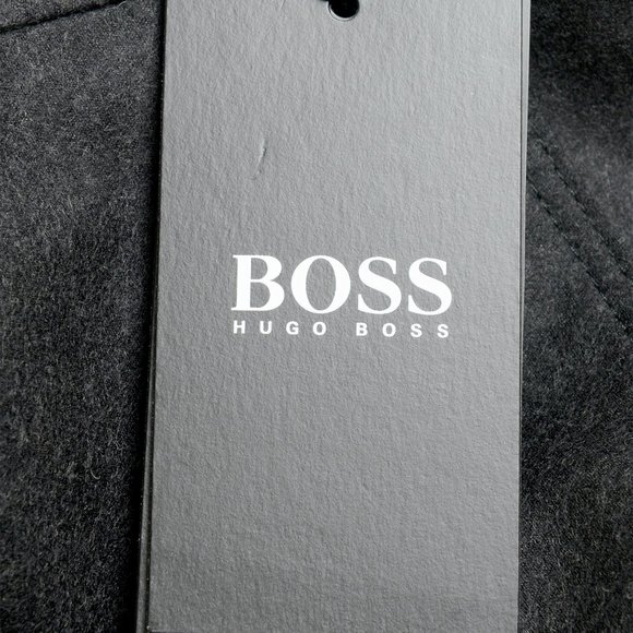 Hugo Boss Men's "Bardo" Gray Wool Casual Pants - Picture 5 of 6